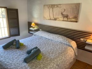 Ένα ή περισσότερα κρεβάτια σε δωμάτιο στο Casa Siempre feliz +33 φωτογραφίες