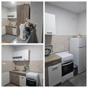 Η κουζίνα ή μικρή κουζίνα στο Apartmani Planinsko srce Vlašić