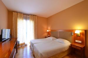 Postel nebo postele na pokoji v ubytování Hotel Spa Acevi Val d’Aran