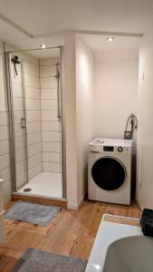 Koupelna v ubytování Ferienwohnung Albbruck/Albert
