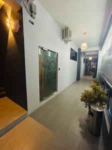 Μια τηλεόραση ή/και κέντρο ψυχαγωγίας στο Cyther Stay Hotel