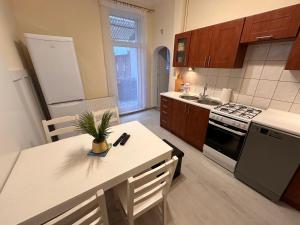 Kuchyň nebo kuchyňský kout v ubytování Apartamenty KTW CENTRAL STATION