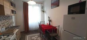 Kuchnia lub aneks kuchenny w obiekcie Karancs Apartman Salgótarján