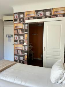 Postel nebo postele na pokoji v ubytování Mosaikhotel