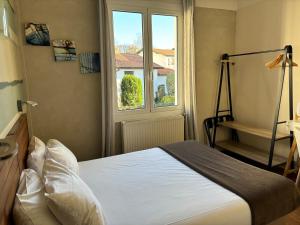 Postel nebo postele na pokoji v ubytování Mosaikhotel
