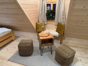 A seating area at Boutique Cottage Tkalcovna