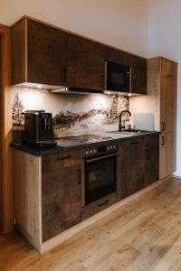 Kuchyňa alebo kuchynka v ubytovaní Apartments Haufhof , Haus im Ennstal bei Schladming