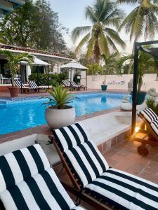 Swimmingpoolen hos eller tæt på Boutique Beachfront Hotel on Isla Contadora