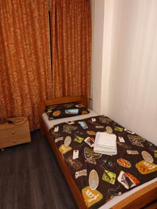 2-Zimmer Apartment Sofia, gemütlich wie zu Hauseにあるベッド