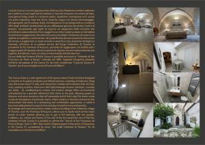 a collage of photos of a house at Suite Cavour Luxury Home Taranto in Taranto