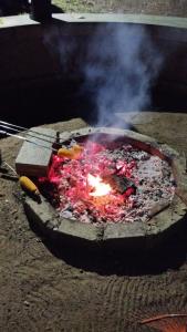 ジャコビナにあるSitio Recanto da Felicidadeの火鉢
