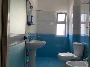 Koupelna v ubytování Apartament pushimi