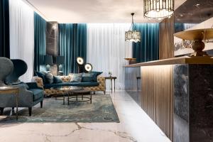 Posezení v ubytování Athenarum Portus Life & Style Hotel