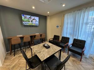 TV a/nebo společenská místnost v ubytování Hotel PRELE