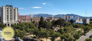 a view of a city with buildings and trees at Departamento Allegretto Monoambiente in San Luis