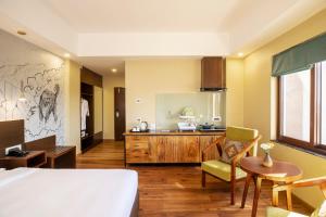 Posezení v ubytování Atisha Hotel