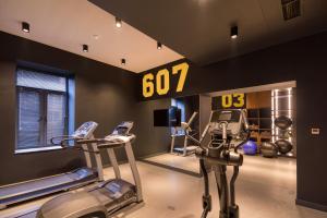 Fitness centrum a/nebo fitness zařízení v ubytování Hayasa Hotel Yerevan