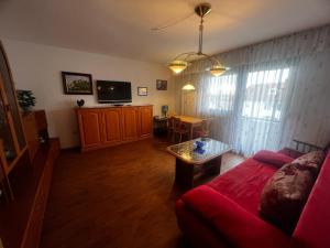 A seating area at Appartementvermietung Wiesmann