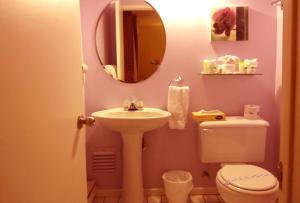 Koupelna v ubytování Hotel Alila
