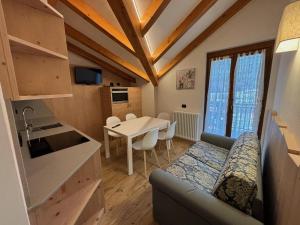 Kuchyň nebo kuchyňský kout v ubytování Residence Cima Tosa