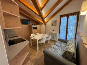 Kuchyň nebo kuchyňský kout v ubytování Residence Cima Tosa