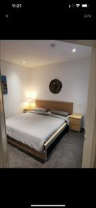 Postel nebo postele na pokoji v ubytování EG Wohnung mit eigenem Eingang