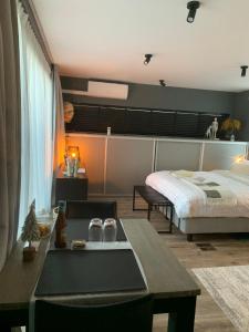 Guestsuite The Nest客房内的一张或多张床位
