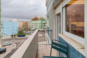 Balkón nebo terasa v ubytování Setubal Horizon Apartment