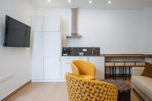 Nhà bếp/bếp nhỏ tại Ninesuites Cathedral