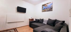 Telewizja i/lub zestaw kina domowego w obiekcie Obersdorfer Hof