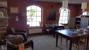 Ruang duduk di Bed & Breakfast Vinkille