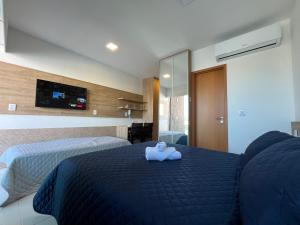 เตียงในห้องที่ Makia Flat Muro Alto