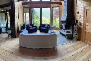 Posezení v ubytování ❆cozy, 4 BR. Villa in Ananuri❆