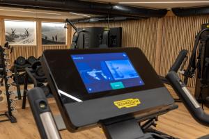 Fitness centrum a/nebo fitness zařízení v ubytování Hotel Sonne St. Moritz 3* Superior