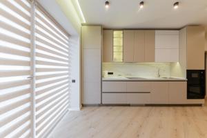 Kuchyň nebo kuchyňský kout v ubytování MM GROUP APARTMENT GOLD