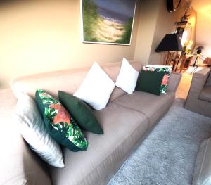 Posezení v ubytování Skyview Suite