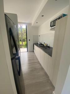 Køkken eller tekøkken på Amar Azul