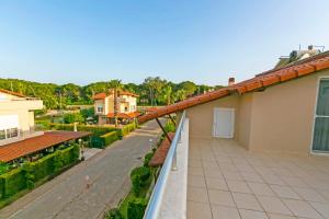a view from a balcony of a house at Paradise Town Villa Legend in Belek