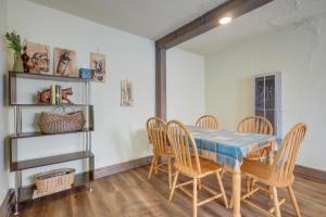 a dining room with a table and chairs at Home with Yard about 2 Mi to University of New Mexico! in Albuquerque