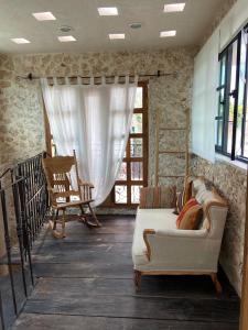 Posezení v ubytování Casa de la Luz
