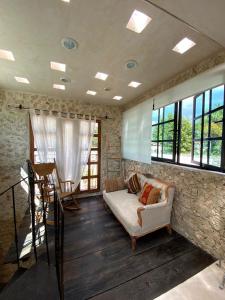 Posezení v ubytování Casa de la Luz