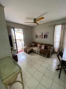 Zona de estar de Apartamento em Florianópolis