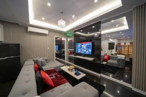 Prostor za sedenje u objektu Luks Lofts Hotel & Residences