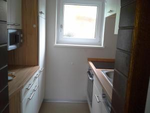 Kuchyň nebo kuchyňský kout v ubytování Appartement Latschen - Ferienhaus