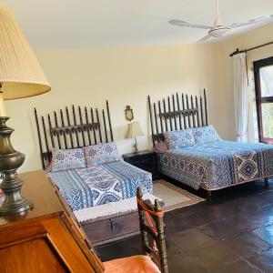 Katil atau katil-katil dalam bilik di Villa Colonial los Sabinos
