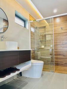 Phòng tắm tại Champa Resort & Spa