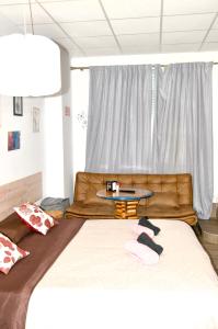 Postel nebo postele na pokoji v ubytování Calpe loft Suite Zendra