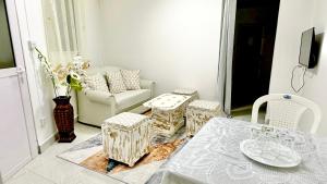 Posezení v ubytování Sunshine Villa Mauritius