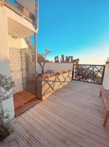 Balkón nebo terasa v ubytování Zephyr - Accès direct plage Grau d'Agde