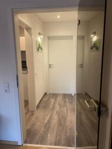 Ένα μπάνιο στο Ferienwohnung Familie Slepitzka